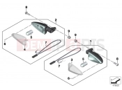 Turn signals, front - BMW Motorrad S 1000 XR (0D03, 0D13) 2018