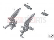 HP Footpeg system - BMW Motorrad S 1000 XR (0D03, 0D13) 2018