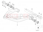 BMW Motorrad BMW 2006 R-Models 4V R 850 R 02 (0428) Trailing arm