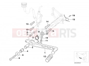 BMW Motorrad BMW 2006 R-Models 4V R 850 R 02 (0428) Brake pedal