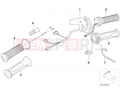 BMW Motorrad BMW 2007 R-Models 4V R 850 R 02 (0428) Heated handlebar grips