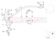 BMW Motorrad BMW 2007 R-Models 4V R 850 R 02 (0428) Rear brake master cylinder