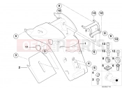 BMW Motorrad BMW 2007 R-Models 4V R 850 R 02 (0428) Registration plate mounting