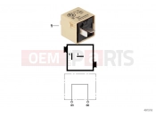 BMW Motorrad BMW 2007 R-Models 4V R 850 R 02 (0428) Plug connector, beige