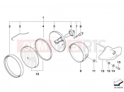 BMW Motorrad BMW 2007 R-Models 4V R 850 R 02 (0428) Headlight/finisher