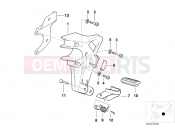 BMW Motorrad BMW 1997 R-Models 4V R 850 GS 95 (0403) Footpeg plate/Front footpeg