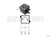 BMW Motorrad BMW 1997 R-Models 4V R 850 GS 95 (0403) Plug connector light grey