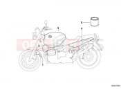BMW Motorrad BMW 1997 R-Models 4V R 850 R 94 (0401,0406) Painted parts 704 graphit