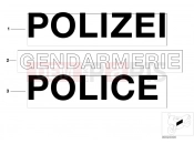 BMW Motorrad BMW 1998 R-Models 4V R 850 RT 96 (0412) Lettering, authorities