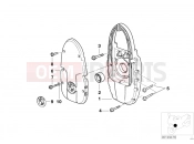 BMW Motorrad BMW 2000 R-Models 4V R 850 GS 95 (0403) Front cover/Alternator support cover
