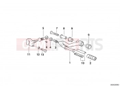 BMW Motorrad BMW 2000 R-Models 4V R 850 GS 95 (0403) External gearshift parts/Shift lever