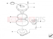 BMW Motorrad BMW 2000 R-Models 4V R 850 R 02 (0428) Filler cap