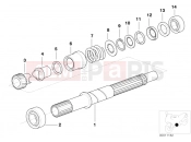 BMW Motorrad BMW 2000 R-Models 4V R 850 R 02 (0428) Drive Shaft