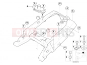 BMW Motorrad BMW 2000 R-Models 4V R 850 R 02 (0428) Rear carrier part