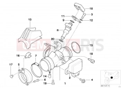 BMW Motorrad BMW 2000 R-Models 4V R 850 RT 96 (0412) Throttle Housing Assy
