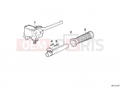 BMW Motorrad BMW 2000 R-Models 4V R 850 RT 96 (0412) Complete right handle unit