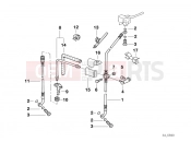 BMW Motorrad BMW 2000 R-Models 4V R 850 RT 96 (0412) Brake pipe, front