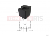 BMW Motorrad BMW 2000 R-Models 4V R 850 RT 96 (0412) Fuel level indicator relay