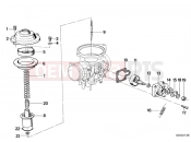 BMW Motorrad BMW CLASSIC 1987 R-Models 2V R 65 RT SF Carburetor cap/piston/starter housing