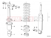 BMW Motorrad BMW CLASSIC 1987 R-Models 2V R 65 RT SF Spring strut, rear