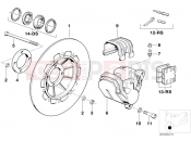BMW Motorrad BMW CLASSIC 1987 R-Models 2V R 65 RT SF Front brake 1.disk