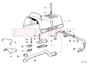 BMW Motorrad BMW CLASSIC 1987 R-Models 2V R 100 RS Cover panel / engine ventilation