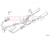 BMW Motorrad BMW CLASSIC 1987 R-Models 2V R 100 RS Exhaust system