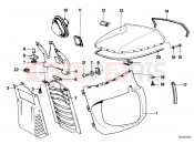 BMW Motorrad BMW CLASSIC 1987 R-Models 2V R 100 RS Engine cowl/Windshield