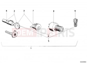 BMW Motorrad BMW CLASSIC 1987 R-Models 2V R 100 RS Set of locks