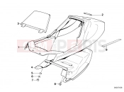 Dual seat-tail part - BMW Motorrad R 100 RT 1987