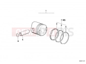 BMW Motorrad BMW CLASSIC 1984 R-Boxer R65LS Piston, single components