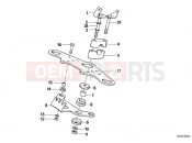 BMW Motorrad BMW CLASSIC 1992 R-Models 2V R 80 RT Upper fork cross brace