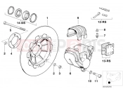 BMW Motorrad BMW CLASSIC 1992 R-Models 2V R 80 RT Front brake 1.disk