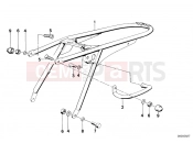 BMW Motorrad BMW CLASSIC 1992 R-Models 2V R 80 RT Rear frame