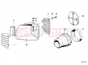 BMW Motorrad BMW CLASSIC 1992 R-Models 2V R 80 RT Trim panel air inlet