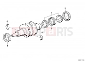 BMW Motorrad BMW CLASSIC 1982 R-Models 2V R 80 ST Crankshaft mounting