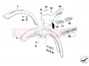 BMW Motorrad BMW CLASSIC 1982 R-Models 2V R 80 ST Mudguard front