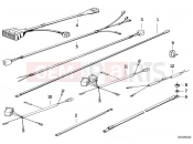 BMW Motorrad BMW CLASSIC 1982 R-Models 2V R 80 ST Various additional cable harnesses