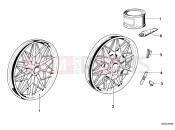 BMW Motorrad BMW CLASSIC 1982 R-Models 2V R 100 RS Cast iron rim silver