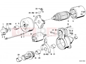 Starter single parts / Bosch - BMW Motorrad R45 1982