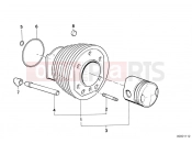 BMW Motorrad BMW CLASSIC 1982 R-Boxer R45T Cylinder