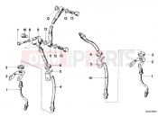 BMW Motorrad BMW CLASSIC 1982 R-Boxer R45T Front brake-brake pipe