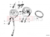 BMW Motorrad BMW CLASSIC 1983 R-Boxer R65 Instruments combinat-.single components