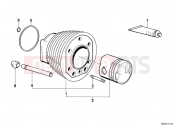 BMW Motorrad BMW CLASSIC 1981 R-Models 2V R 100 TIC Cylinder