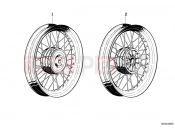 BMW Motorrad BMW CLASSIC 1981 R-Models 2V R 100 TIC Spoke wheel