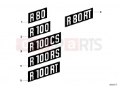 BMW Motorrad BMW CLASSIC 1981 R-Models 2V R 100 TIC Sticker