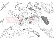 DUCATI Superbike 1199 Panigale S ABS NUMBER PLATE HOLDER - TAIL LIGHT - (AUS) » LIGHTING SYSTEM