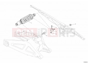 DUCATI 2014 Monster 795 REAR SHOCK ABSORBER » SWING ARM