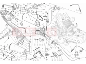 DUCATI 2014 Monster 795 ABS EXHAUST SYSTEM » EXHAUST SYSTEM