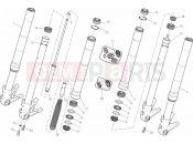 DUCATI 2014 Monster 796 ABS - DMT 024 - FRONT FORK (1) » FRONT SUSPENSION